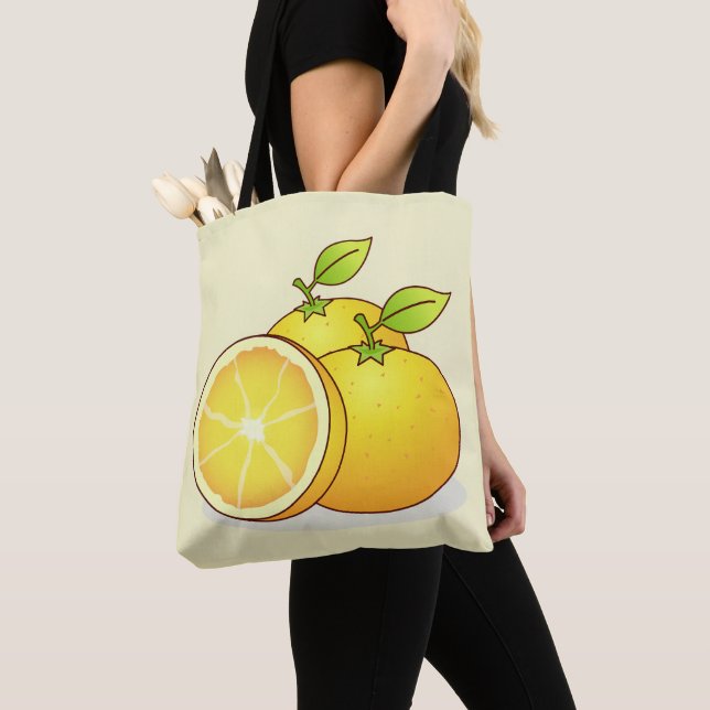 Orangenfrucht, niedlich tasche (Von Nahem)