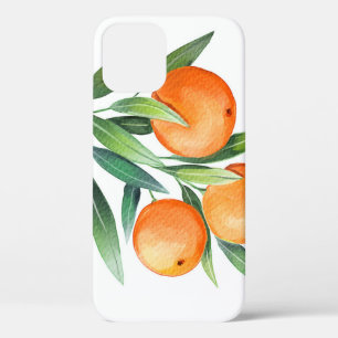 Orangenfrüchte in Aquarellfarben: Abgeschiedene Br Case-Mate iPhone Hülle