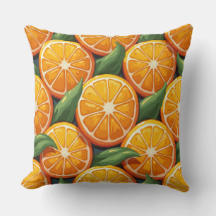Orangenfruchtpolster Kissen