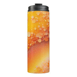 Orangengelber Glitzer Thermal Tumbler 12oz Thermosbecher