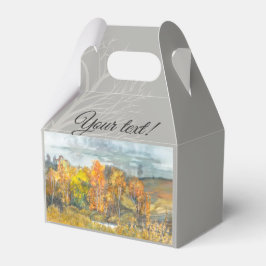 Orangengold im Herbst Geschenkschachtel