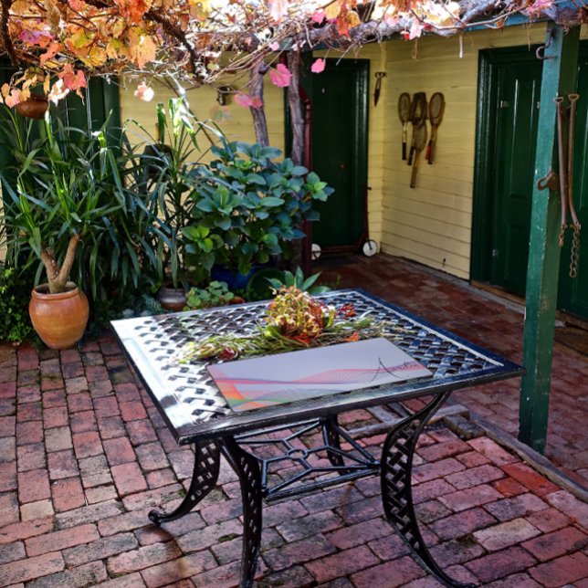 Orangengrün-Wave-Lavendel Schreibtischunterlage (Von Creator hochgeladen)