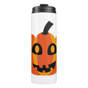 Orangenhalloween Thermosbecher