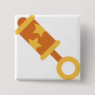 Orangenkraut Button