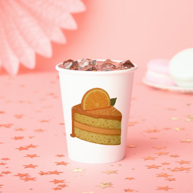 Orangenkuchen Pappbecher (Insitu)