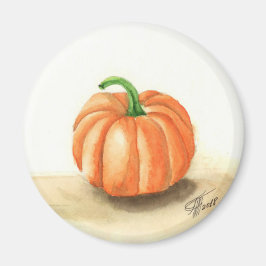 Orangenkürbis Magnet