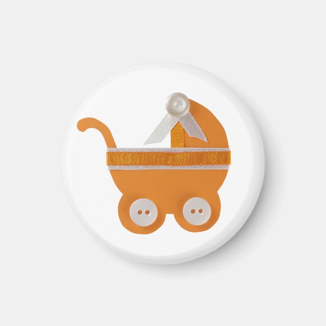 Orangenkutschendusche Magnet (Vorne)