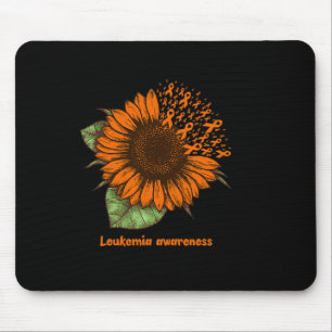 Orangenleukämie Bewusstsein Sonnenblumengeschenk K Mousepad