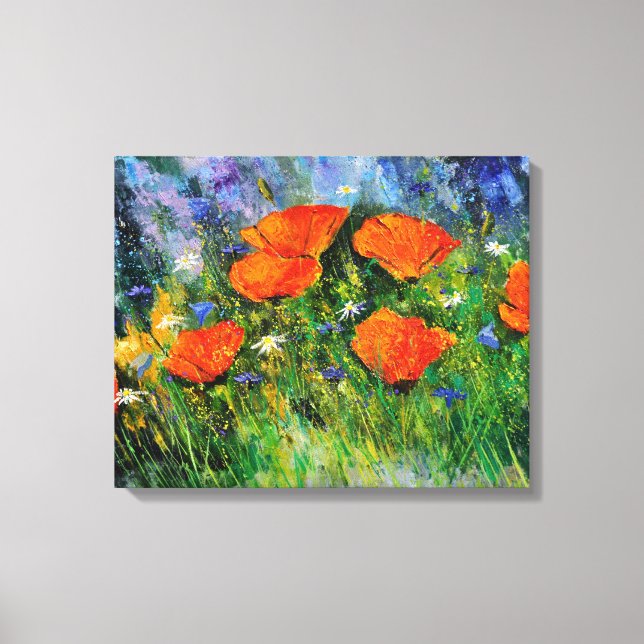 Orangenmohn 79 leinwanddruck (Vorderseite)