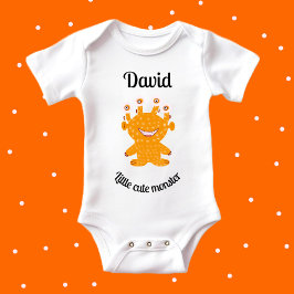 Orangenmonster Baby Strampler