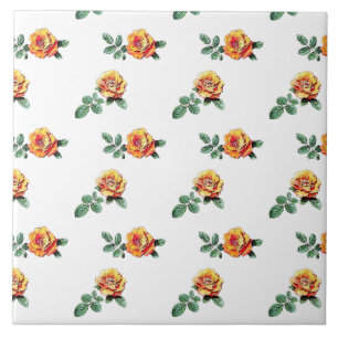 Orangenmuster der Rose Fliese