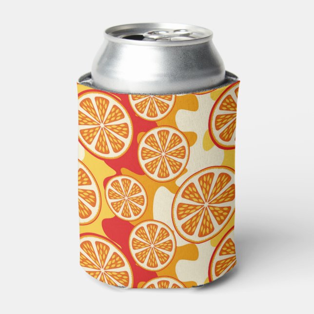 Orangenmuster Dosenkühler (Kanne Vorderseite)