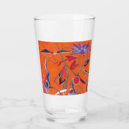 Orangenmuster Glas