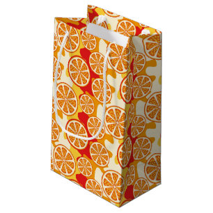 Orangenmuster Kleine Geschenktüte