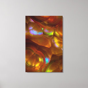 Orangenopal Leinwanddruck