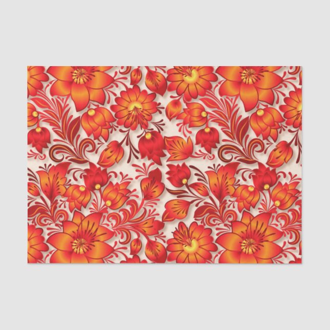 Orangenpapier Seidenpapier (Vorderseite)