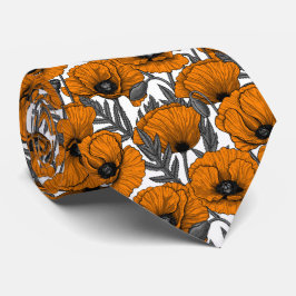 Orangenpflücke auf weiß krawatte