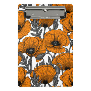 Orangenpflücke auf weiß mini klemmbrett