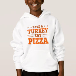 Orangenpizza rettend Pizza Hoodie