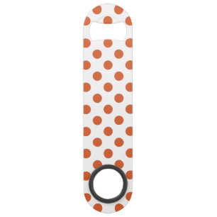 Orangenpolka-Punkte Speed Flaschenöffner