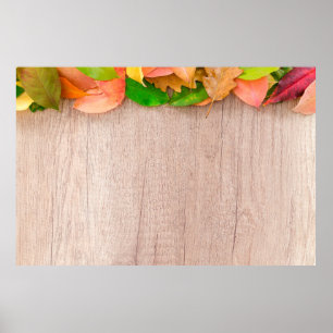 Orangenrot Poster