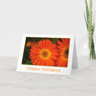 Orangensaft Blume Weihnachten, Urlaub Feiertagskarte