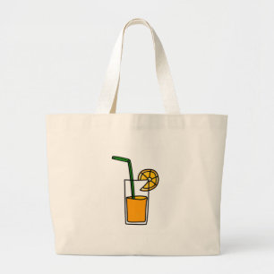 Orangensaft Jumbo Stoffbeutel