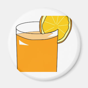 Orangensaft Magnet
