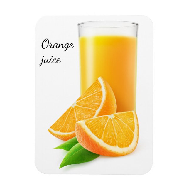Orangensaft Magnet (Vertikal)