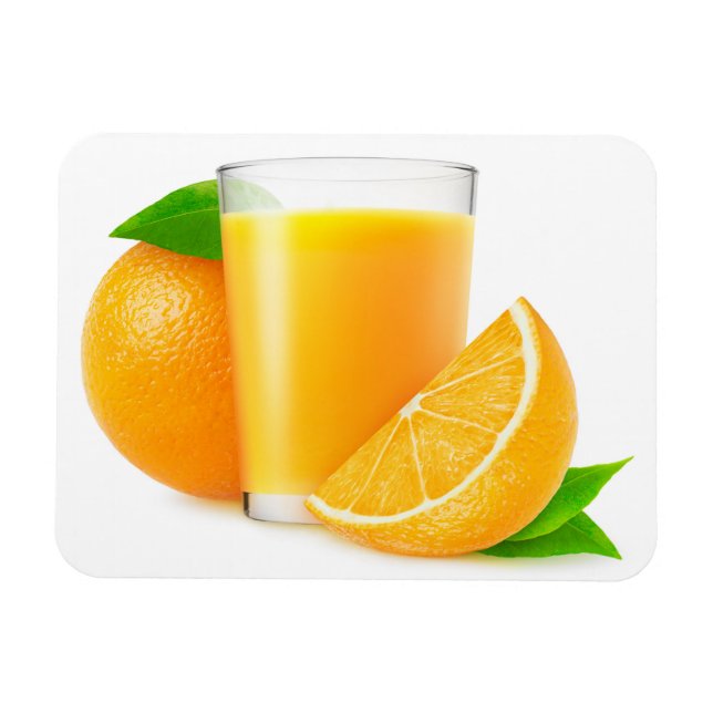 Orangensaft Magnet (Horizontal)