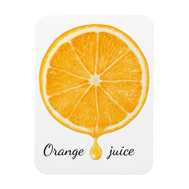 Orangensaft Magnet (Vertikal)