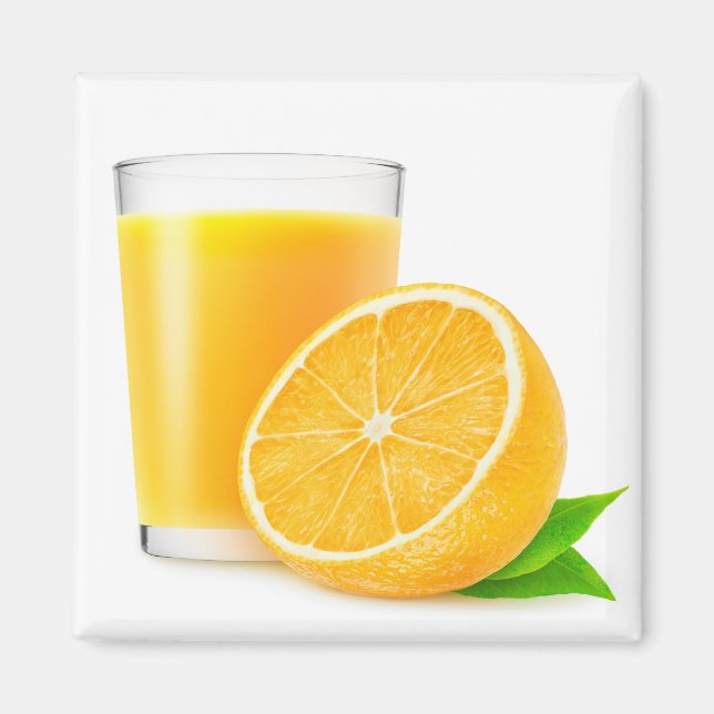 Orangensaft Magnet (Vorne)