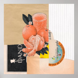Orangensaft Poster