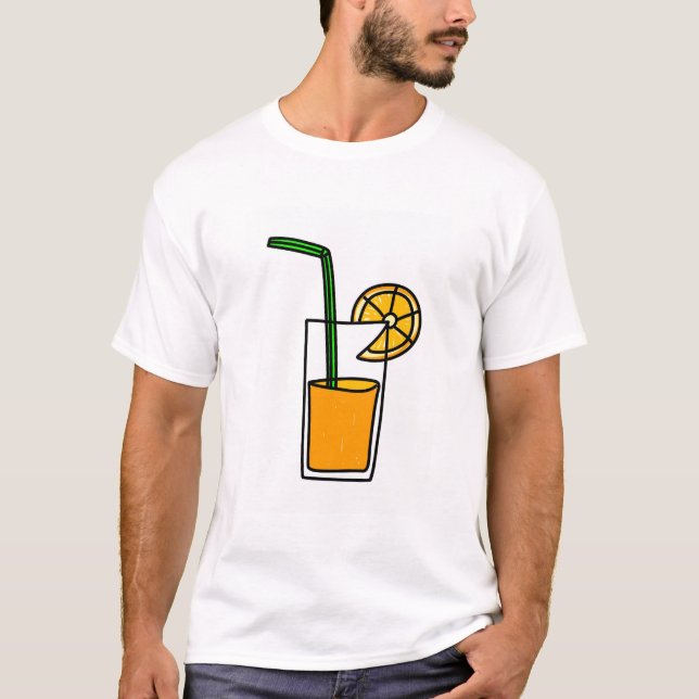 Orangensaft T-Shirt (Vorderseite)