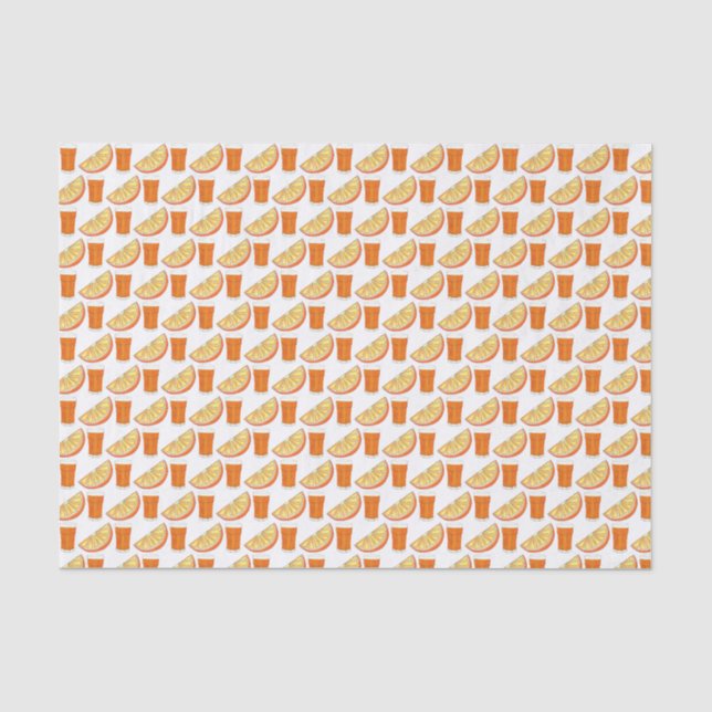 OrangensaftCitrus Fruit Slice, frisch gepresst Seidenpapier (Vorderseite)