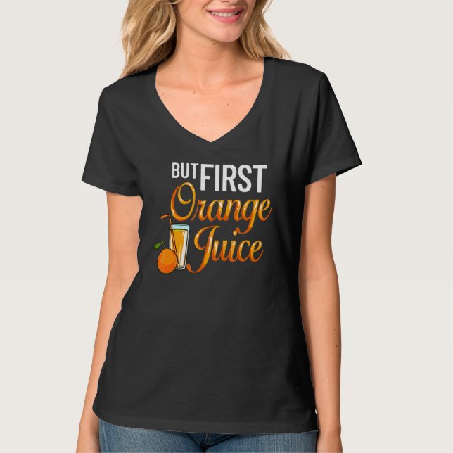 Orangensaftpresse Getränk Mix Frische Maker T-Shirt (Vorderseite)