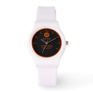 Orangenschalen Sport Jazz Watch Armbanduhr