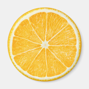 Orangenscheibe Magnet