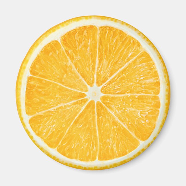 Orangenscheibe Magnet (Vorne)