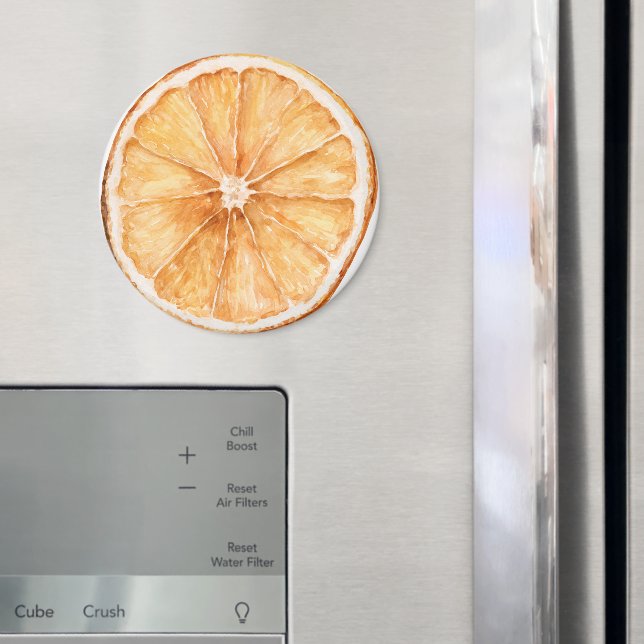 Orangenscheibe Obst Magnet (In Situ (Kühlschrank))