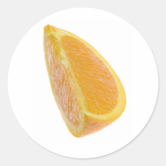Orangenscheibe Runder Aufkleber
