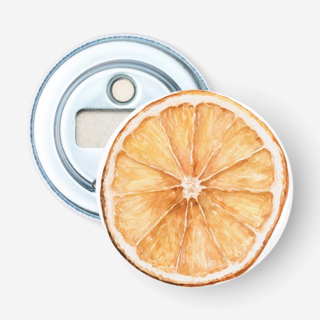 Orangenscheiben-Frucht Flaschenöffner (Vorderseite)