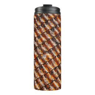 Orangenschindeln Thermosbecher