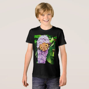 Orangenschmetterling Tri-Blend Shirt