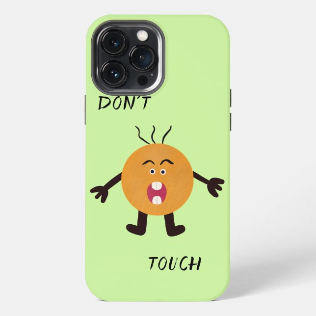 Orangenschrei iPhone 13 Pro Max Hülle (Rückseite)