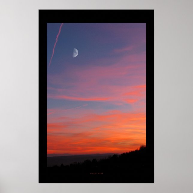 Orangenstimmung Poster (Vorne)