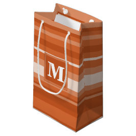 Orangenstreifen Kleine Geschenktüte