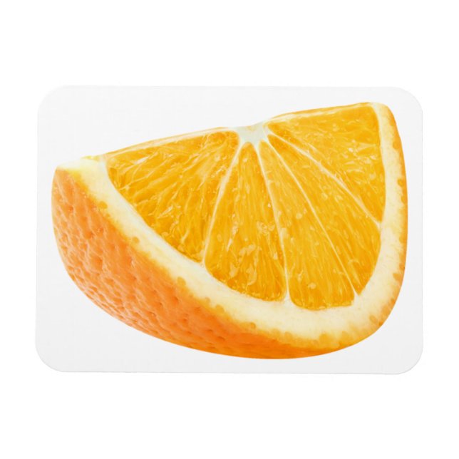 Orangenstück Magnet (Horizontal)
