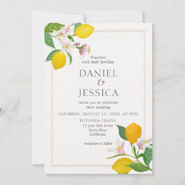 Orangenzitrusblüte, botanisch einladung