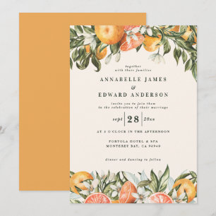 Orangenzitruskraut Botanische Hochzeit